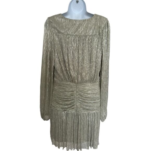 BANANA REPUBLIC Metallic Mini Dress In Size 4 - Picture 5 of 10